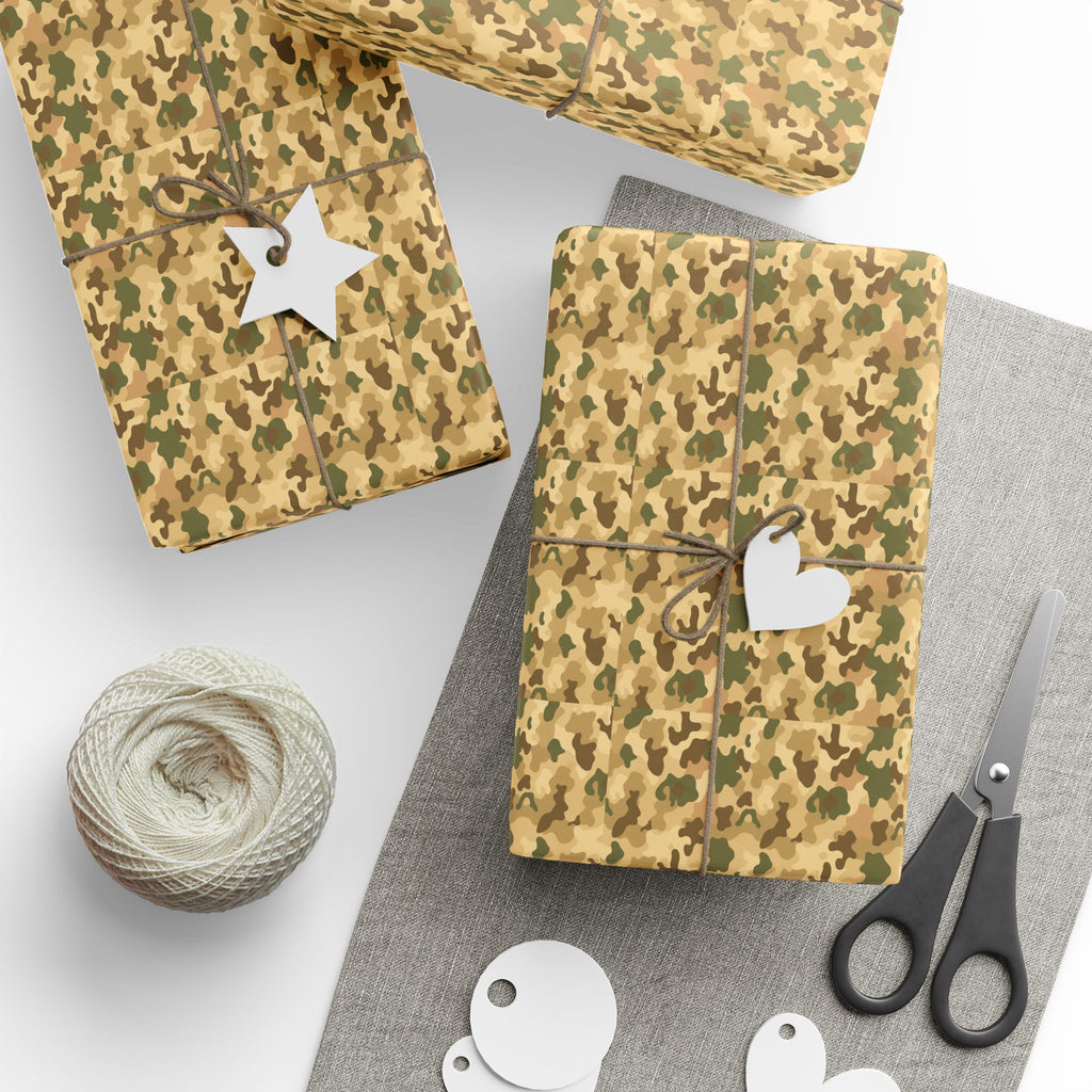 Camo Wrapping Paper Roll