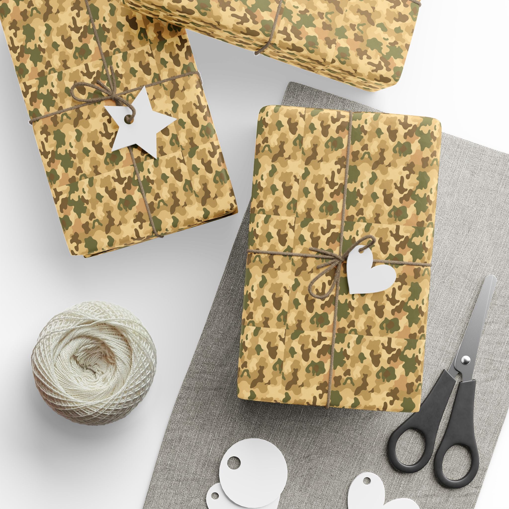 Camo Wrapping Paper Roll