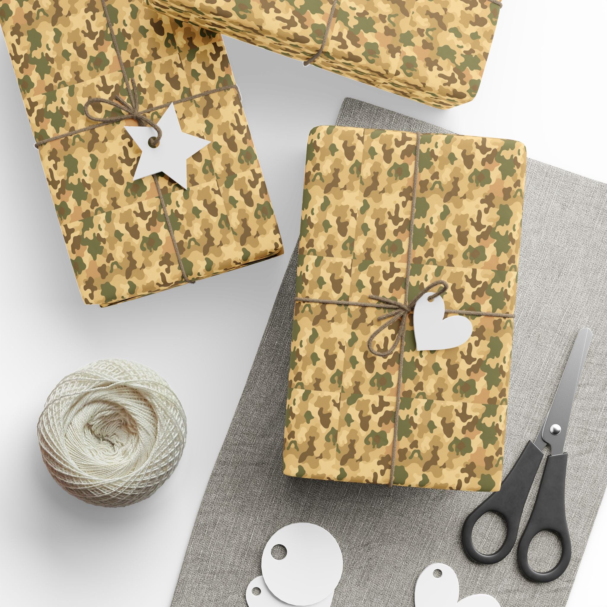 Camo Wrapping Paper Roll